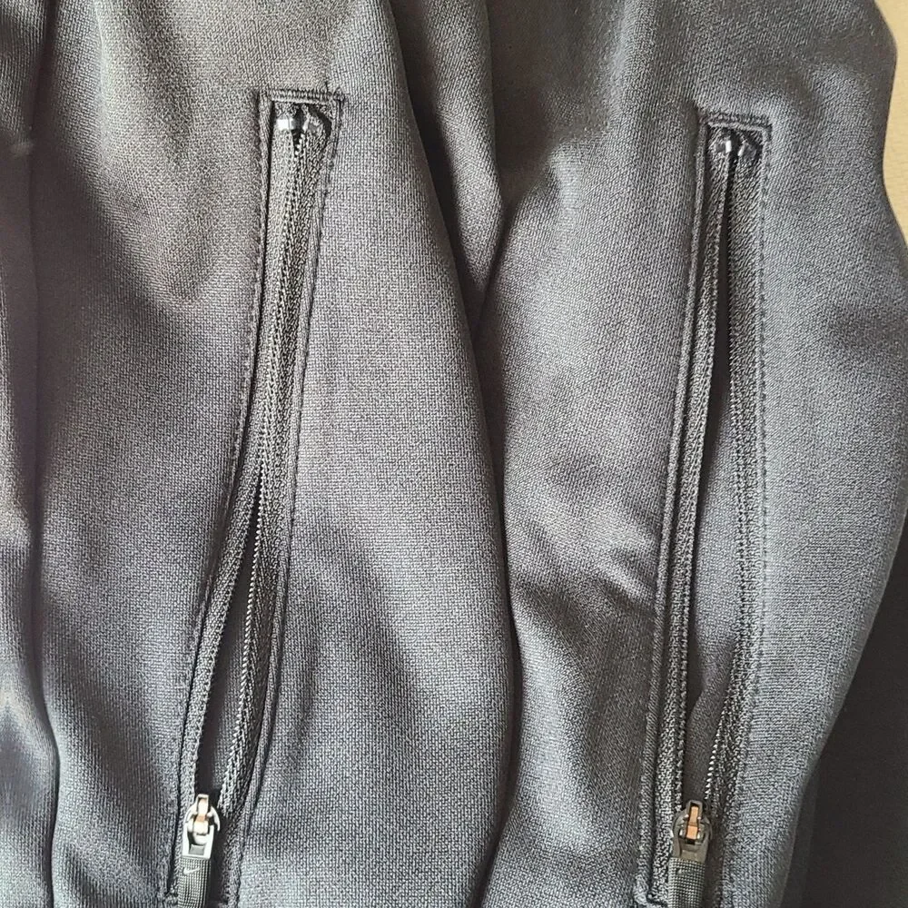 Nike Men's XXL Black Full Zip Track Jacket Swoosh Athletic Performance
